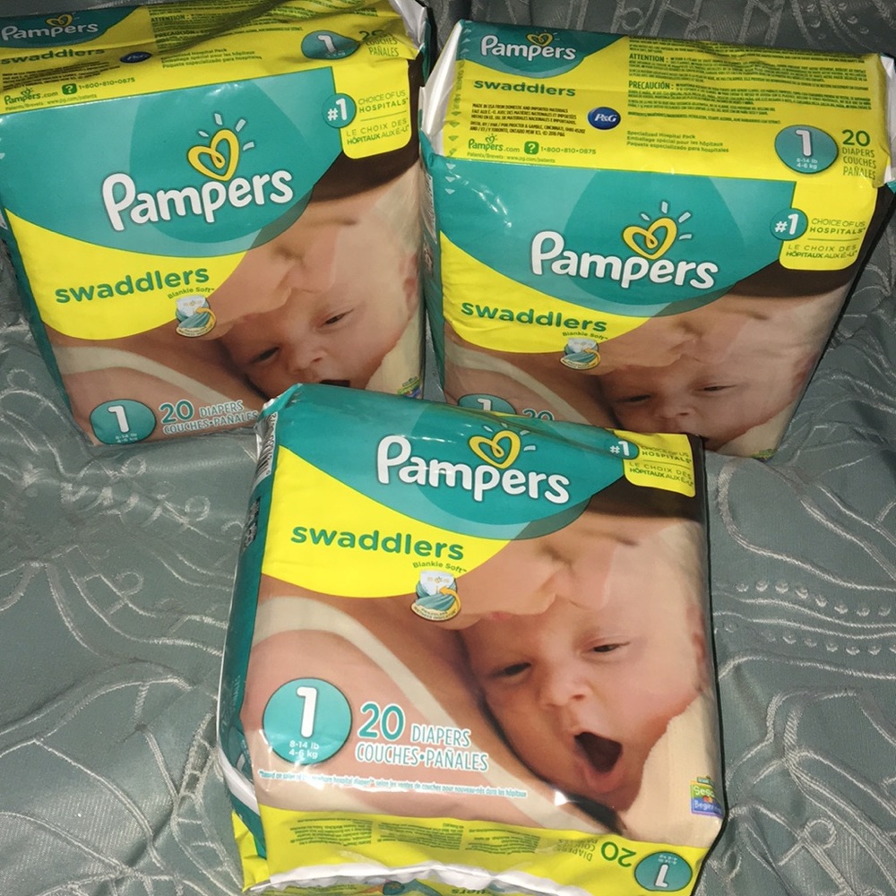 Pamper Swaddlers Size:1 💫👶🏻
